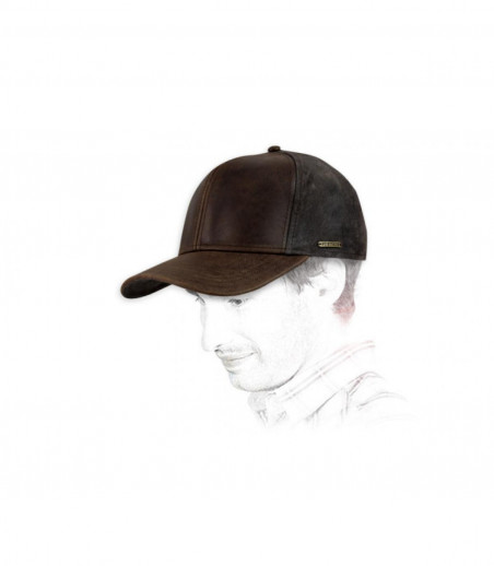 Casquette campbell cuir